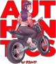 A woman riding on the back of a motorcycle.